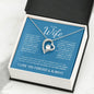 To My Wife (Blue Card) | I Love You Forever & Always | Forever Love Necklace - ALL4THEGIFTOFIT