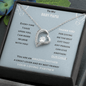 To My Baby Mama | Your Loving Partner | Forever Love Necklace - ALL4THEGIFTOFIT