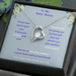 To My Baby Mama | Love Your Baby Daddy | Forever Love Necklace - ALL4THEGIFTOFIT