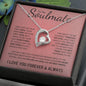 To My Soulmate | You Were My Missing Piece | Forever Love Necklace - Gift for Wife, Fiance, Girlfriend - ALL4THEGIFTOFIT