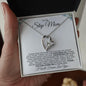 To My Step Mom | Thank You for Loving Me | Forever Love Necklace - Gift for Mother's Day, Birthdays, Holidays - ALL4THEGIFTOFIT