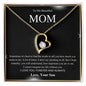 To My Beautiful Mom | Forever and Always - Son | Forever Love Necklace - Gift for Mother's Day, Birthday, Holidays - ALL4THEGIFTOFIT