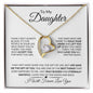 To My Daughter | I Love You to the Moon and Back | Forever Love Necklace - ALL4THEGIFTOFIT