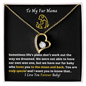 To My Fur Mama | I Love You Furever Baby! | Forever Love Necklace - ALL4THEGIFTOFIT