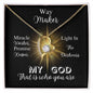 Way Maker | Forever Love Necklace - Gift for Easter, Confirmation, Birthdays, Holidays - ALL4THEGIFTOFIT