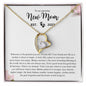 To An Amazing New Mom - Rewarding Blessing | Forever Love Necklace - Gift for Mother's Day, First Time Moms, Baby Shower Gift, - ALL4THEGIFTOFIT
