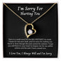 I'm Sorry For Hurting You | Please Forgive Me | Forever Love Necklace - Gift for Wife, Soulmate, Fiancée, Girlfriend - ALL4THEGIFTOFIT