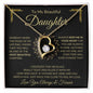 To My Beautiful Daughter | Love You Always & Forever | Forever Love Necklace - ALL4THEGIFTOFIT