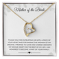 MOTHER OF THE BRIDE | THANK YOU FOR ENTRUSTING ME WITH A PIECE OF YOUR HEART - ALL4THEGIFTOFIT