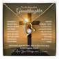 To My Beautiful Granddaughter | Never Forget That I Love You | Forever Love Necklace - Gift for Birthday, Confirmation, Holidays - ALL4THEGIFTOFIT