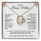 To My Bonus Mother | Life Gave Me the Gift of You | Forever Love Necklace - Gift for Mother's Day, Birthdays, Holidays - ALL4THEGIFTOFIT