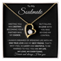 To My Soulmate | My One True Love | Forever Love Necklace - Gift for Wife, Fiance, Girlfriend - ALL4THEGIFTOFIT