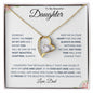 To My Beautiful Daughter | You are Forever in My Heart | Love Dad - ALL4THEGIFTOFIT