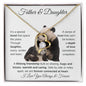 Father & Daughter | Forever Connected At Heart | Forever Love Necklace - ALL4THEGIFTOFIT