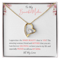 To My Beautiful Mother | I am Proud to Call You Mom | Forever Love Necklace - ALL4THEGIFTOFIT