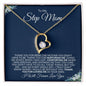 To My Step Mom | Thank You for Loving Me | Forever Love Necklace - Gift for Mother's Day, Birthdays, Holidays - ALL4THEGIFTOFIT