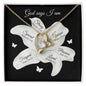 God Says | Forever Love Necklace - Gift for Easter, Confirmation - ALL4THEGIFTOFIT