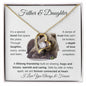 Father & Daughter | Forever Connected At Heart | Forever Love Necklace - ALL4THEGIFTOFIT