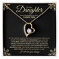 To My Daughter | I Believe In You | Forever Love Necklace - ALL4THEGIFTOFIT