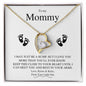 To My Mommy | Close To Your Heart | Forever Love Necklace - Gift for Mother's Day, Mom to Be, Baby Shower Gift, Expecting Mother, Pregnancy - ALL4THEGIFTOFIT