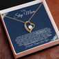 To My Step Mom | Thank You for Loving Me | Forever Love Necklace - Gift for Mother's Day, Birthdays, Holidays - ALL4THEGIFTOFIT