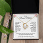 To My Bonus Mother | Life Gave Me the Gift of You | Forever Love Necklace - Gift for Mother's Day, Birthdays, Holidays - ALL4THEGIFTOFIT