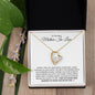 To The Best Mother-In-Law | Lucky and Blessed | Forever Love Necklace - Gift for Mother's Day, Wedding, Birthday, Holidays - ALL4THEGIFTOFIT