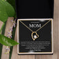 To My Beautiful Mom | Forever and Always - Son | Forever Love Necklace - Gift for Mother's Day, Birthday, Holidays - ALL4THEGIFTOFIT