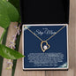 To My Step Mom | Thank You for Loving Me | Forever Love Necklace - Gift for Mother's Day, Birthdays, Holidays - ALL4THEGIFTOFIT
