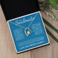 To My Soulmate (Blue Card) | I Love You Forever & Always | Forever Love Necklace - Gift for Wife, Fiance, Girlfriend - ALL4THEGIFTOFIT