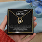 To My Beautiful Mom | Forever and Always - Son | Forever Love Necklace - Gift for Mother's Day, Birthday, Holidays - ALL4THEGIFTOFIT