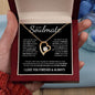 To My Soulmate (Black Card)| I Love You | Forever Love Necklace - Gift for Wife, Fiance, Girlfriend - ALL4THEGIFTOFIT