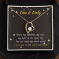 To My One & Only | Love You To The Moon & Back | Forever Love Necklace - Gift for Soulmate, Wife, Fiance, Girlfriend - ALL4THEGIFTOFIT