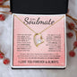 To My Soulmate | You Were My Missing Piece | Forever Love Necklace - Gift for Wife, Fiance, Girlfriend - ALL4THEGIFTOFIT