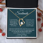 To My Soulmate | In Your Eyes I Have Found My Home | Forever Love Necklace - Gift for Wife, Fiance, Girlfriend - ALL4THEGIFTOFIT