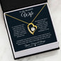 To My Beautiful Wife | Yours Forever & Always | Forever Love Necklace - ALL4THEGIFTOFIT