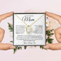 To My Beautiful Mom | You Mean The World To Me - Loving Son | Forever Love Necklace - ALL4THEGIFTOFIT