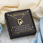 To My One & Only | Love You To The Moon & Back | Forever Love Necklace - Gift for Soulmate, Wife, Fiance, Girlfriend - ALL4THEGIFTOFIT