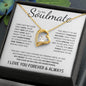 To My Soulmate | I Love You Forever & Always | Forever Love Necklace - Gift for Wife, Fiance, Girlfriend - ALL4THEGIFTOFIT