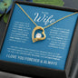 To My Wife (Blue Card) | I Love You Forever & Always | Forever Love Necklace - ALL4THEGIFTOFIT