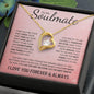 To My Soulmate | You Were My Missing Piece | Forever Love Necklace - Gift for Wife, Fiance, Girlfriend - ALL4THEGIFTOFIT