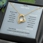 To My Baby Mama | Your Loving Partner | Forever Love Necklace - ALL4THEGIFTOFIT