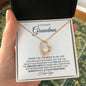 To My Beautiful Grandma | Always In Your Heart | Forever Love Necklace - Gift for Mother's Day, Birthday, Holidays - ALL4THEGIFTOFIT