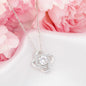 Daughter | You are Cherished | Love Knot Necklace - ALL4THEGIFTOFIT