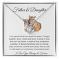 Father & Daughter | We are Forever Connected at Heart | Love Knot Necklace - ALL4THEGIFTOFIT