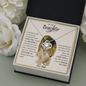 To My Daughter | Proud To Be Your Dad | Love Knot Necklace - ALL4THEGIFTOFIT