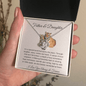 Father & Daughter | We are Forever Connected at Heart | Love Knot Necklace - ALL4THEGIFTOFIT