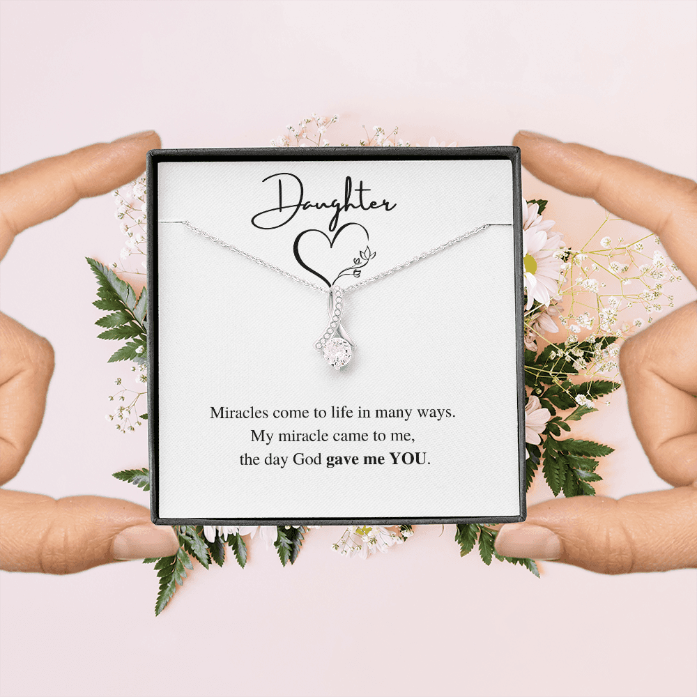 Daughter | Miracles | Alluring Beauty Necklace - ALL4THEGIFTOFIT