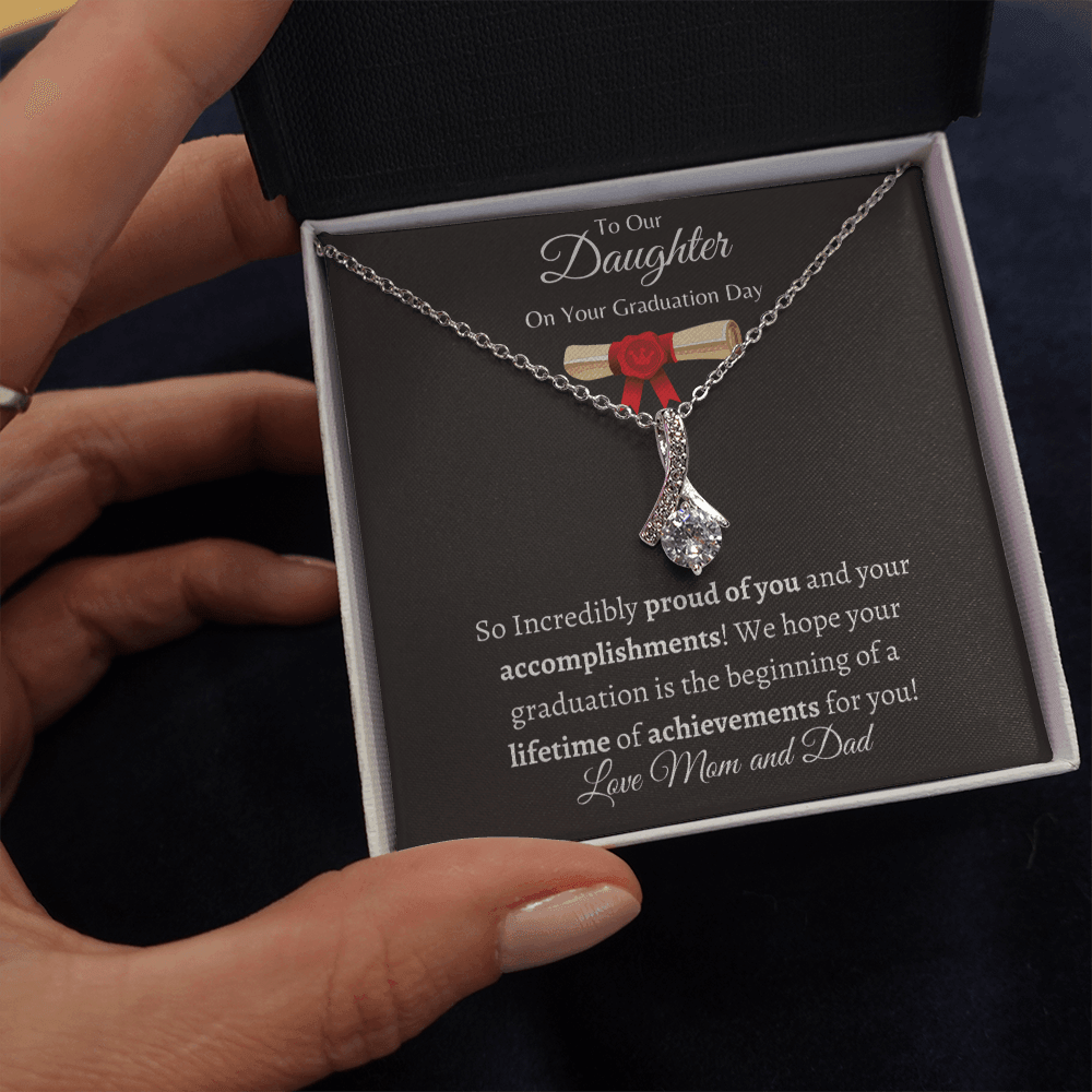 To Our Daughter On Your Graduation Day | Love Mom & Dad - ALL4THEGIFTOFIT