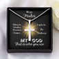 Way Maker | Cross Necklace - Gift for Easter, Baptism, First Communion, Confirmation, Birthdays - ALL4THEGIFTOFIT